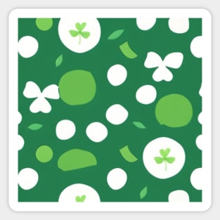 Scattered Clover 2 (MD23Pat005) Sticker